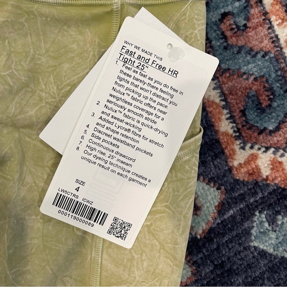 LULU LEMON FAST & FREE TIGHT - Picture 3 of 4